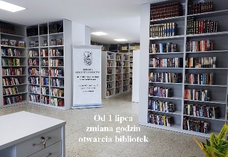 Wakacyjne godziny otwarcia bibliotek