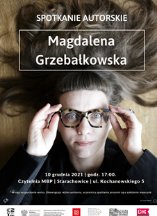 Spotkanie autorskie z Magdaleną Grzebałkowską w Starachowicach