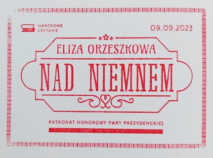 Stempel okolicznościowy Narodowego Czytania "Nad Niemnem"