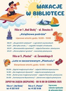 Zapisy na wakacyjne zajęcia dla dzieci
