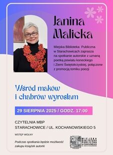 Spotkanie autorskie z Janiną Malicką