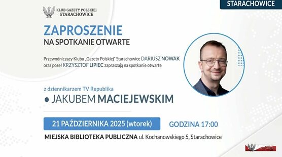 Spotkanie autorskie z Jakubem Maciejewskim